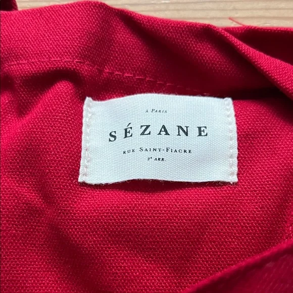 Sézane Red LOVE Tote Bag ❤️ - Picture 2 of 2